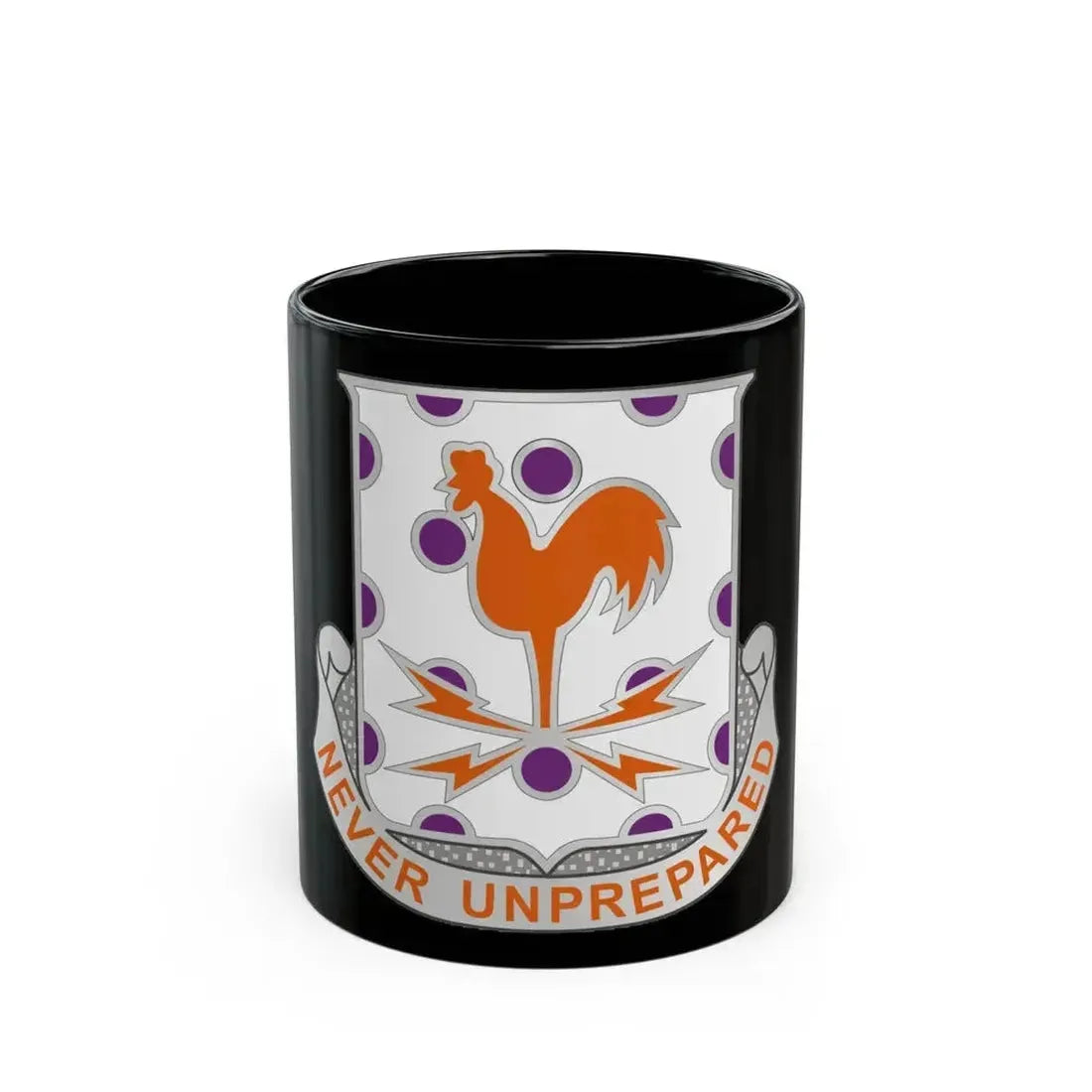 25 Signal Battalion (U.S. Army) Black Coffee Mug - Go Mug Yourself