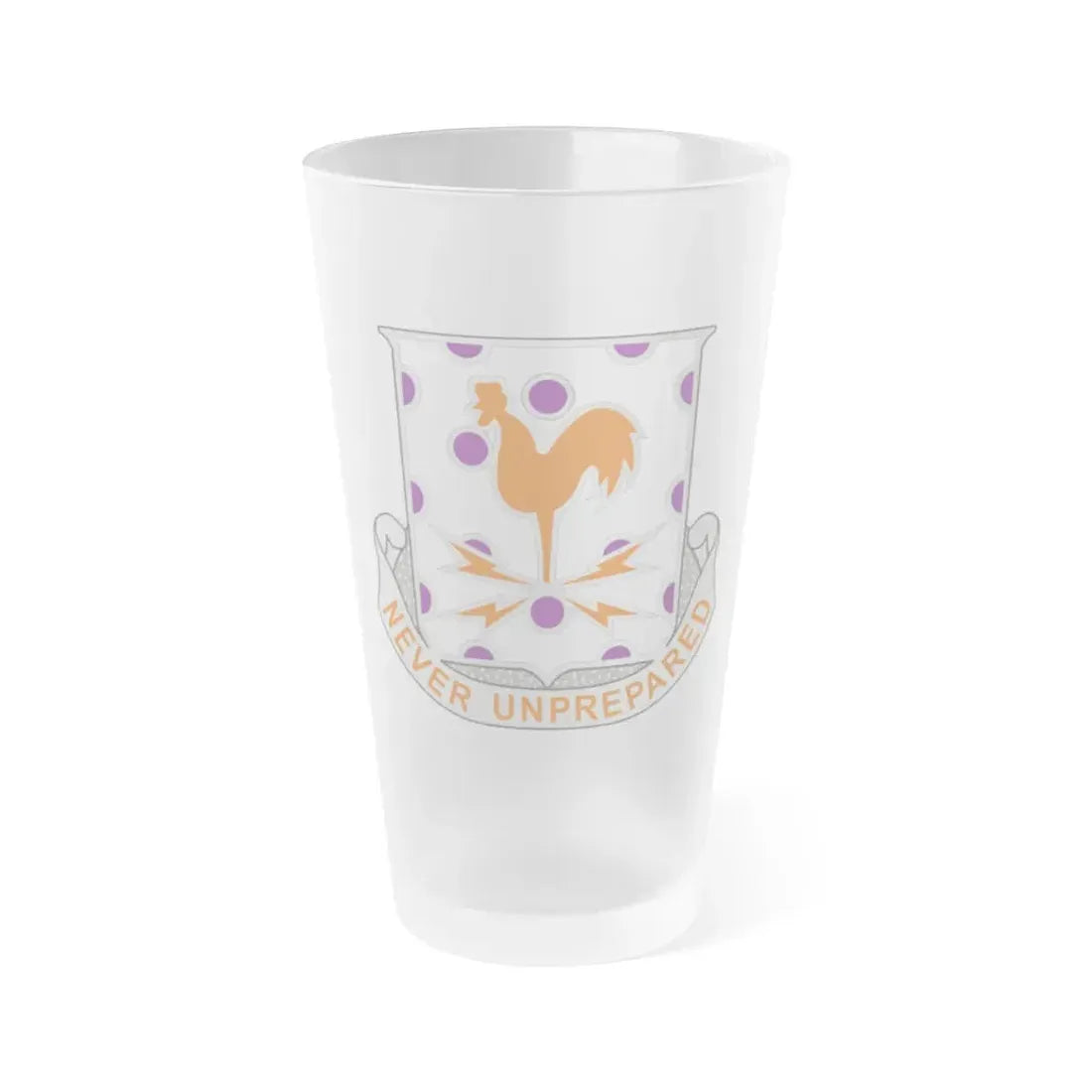 25 Signal Battalion (U.S. Army) Frosted Pint Glass 16oz Default Title - Go Mug Yourself