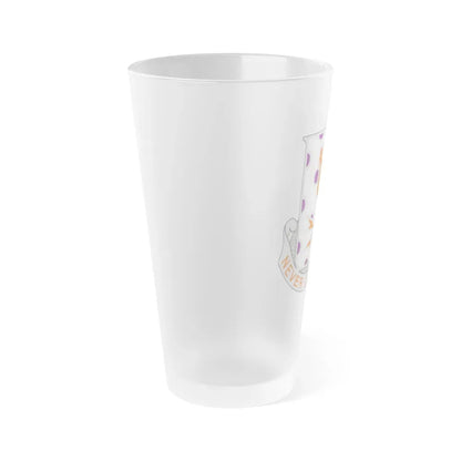 25 Signal Battalion (U.S. Army) Frosted Pint Glass 16oz - Go Mug Yourself