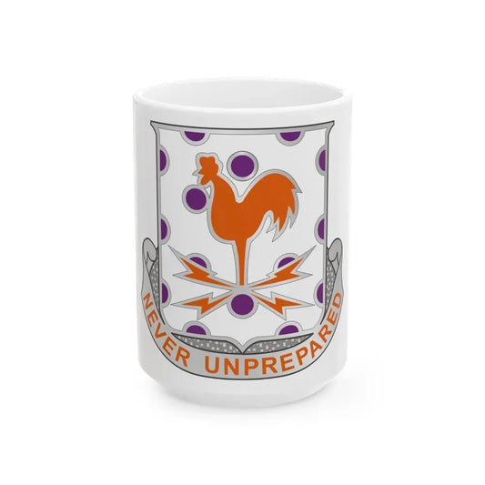 25 Signal Battalion (U.S. Army) White Coffee Mug 15oz - Go Mug Yourself