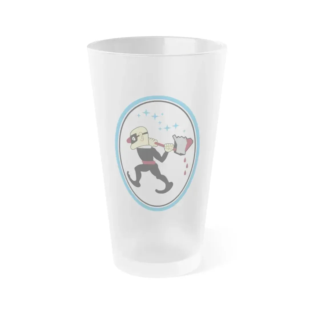 25 Space Range Squadron (U.S. Space Force) Frosted Pint Glass 16oz Default Title - Go Mug Yourself