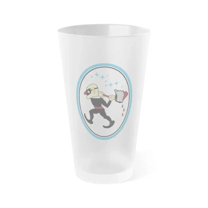 25 Space Range Squadron (U.S. Space Force) Frosted Pint Glass 16oz Default Title - Go Mug Yourself
