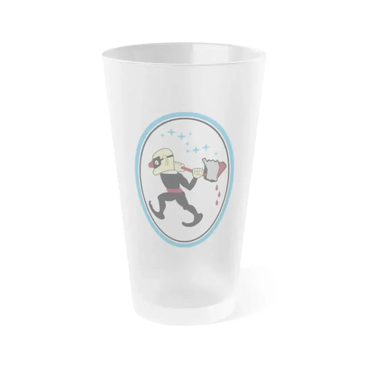 25 Space Range Squadron (U.S. Space Force) Frosted Pint Glass 16oz Default Title - Go Mug Yourself