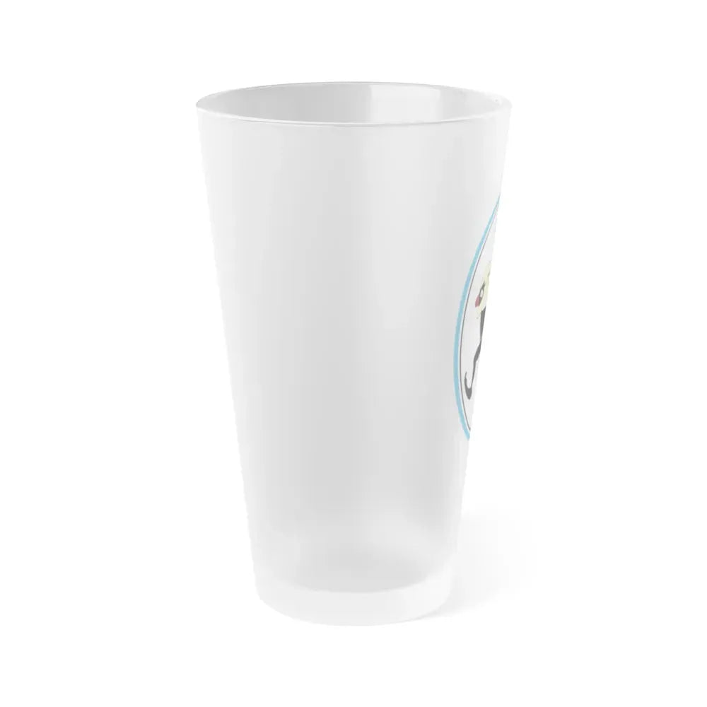 25 Space Range Squadron (U.S. Space Force) Frosted Pint Glass 16oz - Go Mug Yourself