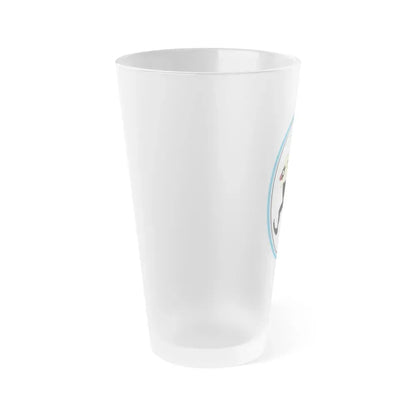 25 Space Range Squadron (U.S. Space Force) Frosted Pint Glass 16oz - Go Mug Yourself