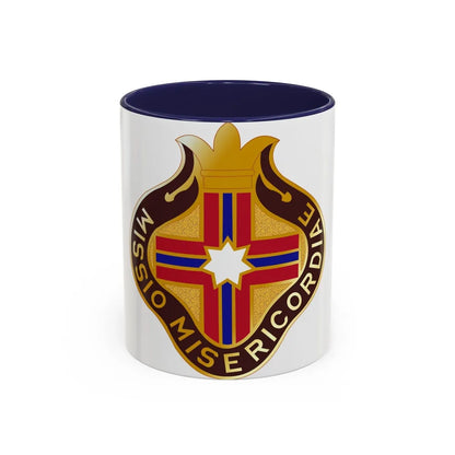 25 Surgical Hospital (U.S. Army) Accent Coffee Mug-11oz-Navy-Go Mug Yourself