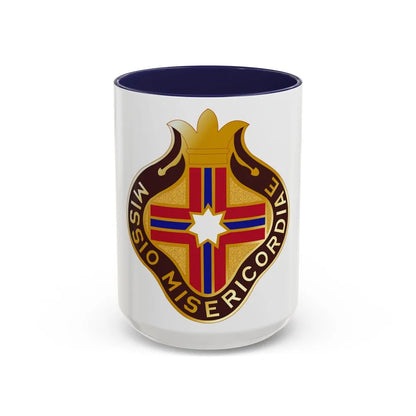 25 Surgical Hospital (U.S. Army) Accent Coffee Mug-15oz-Navy-Go Mug Yourself