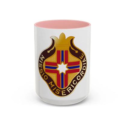 25 Surgical Hospital (U.S. Army) Accent Coffee Mug-15oz-Pink-Go Mug Yourself