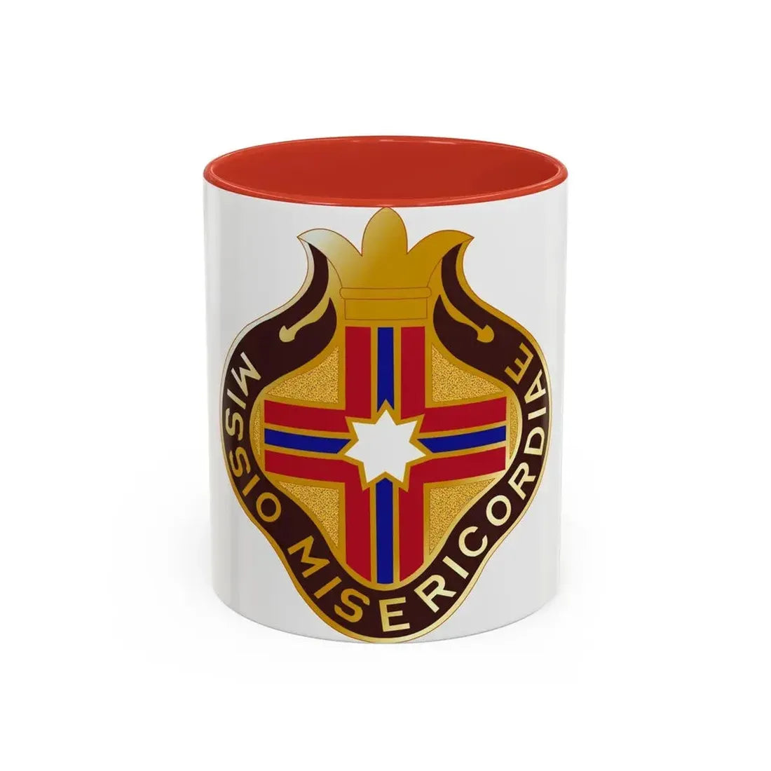 25 Surgical Hospital (U.S. Army) Accent Coffee Mug 11oz Red - Go Mug Yourself