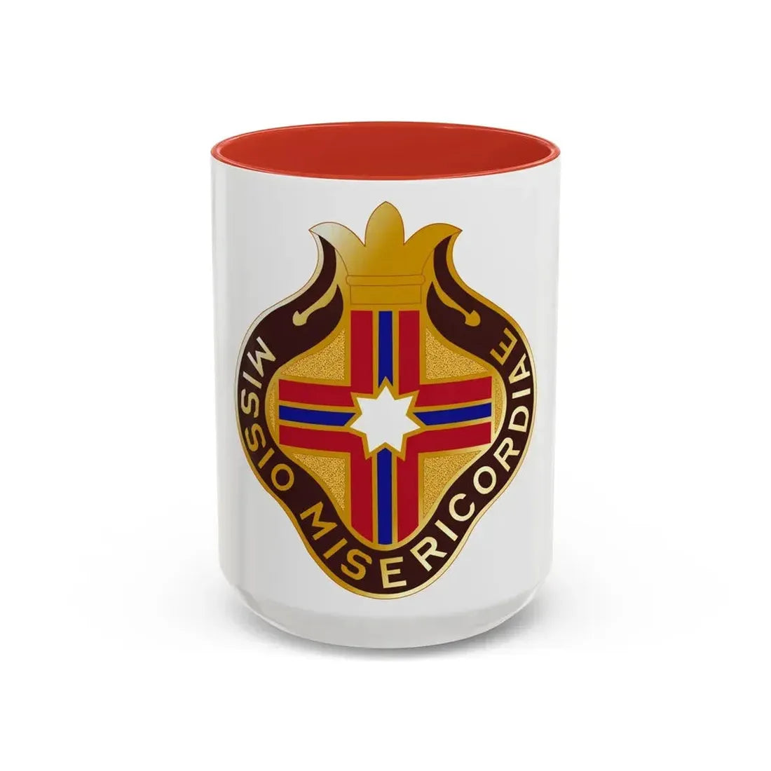 25 Surgical Hospital (U.S. Army) Accent Coffee Mug 15oz Red - Go Mug Yourself