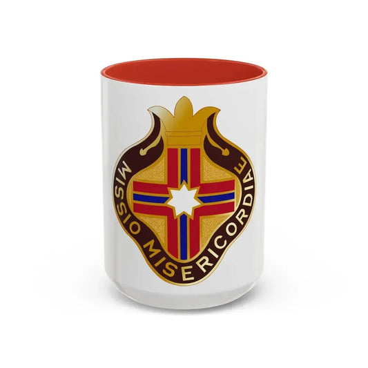 25 Surgical Hospital (U.S. Army) Accent Coffee Mug 15oz Red - Go Mug Yourself