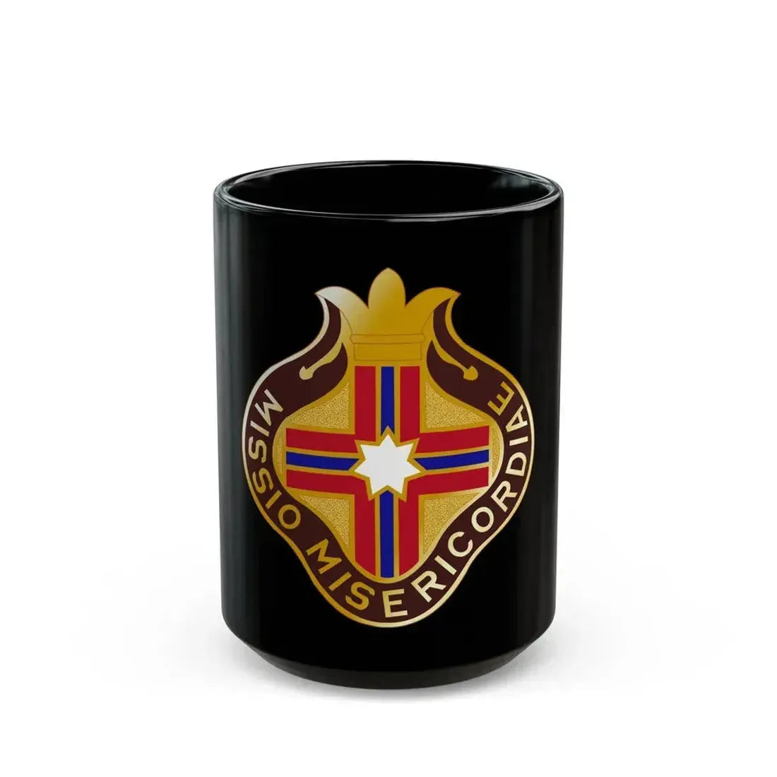25 Surgical Hospital (U.S. Army) Black Coffee Mug 15oz - Go Mug Yourself