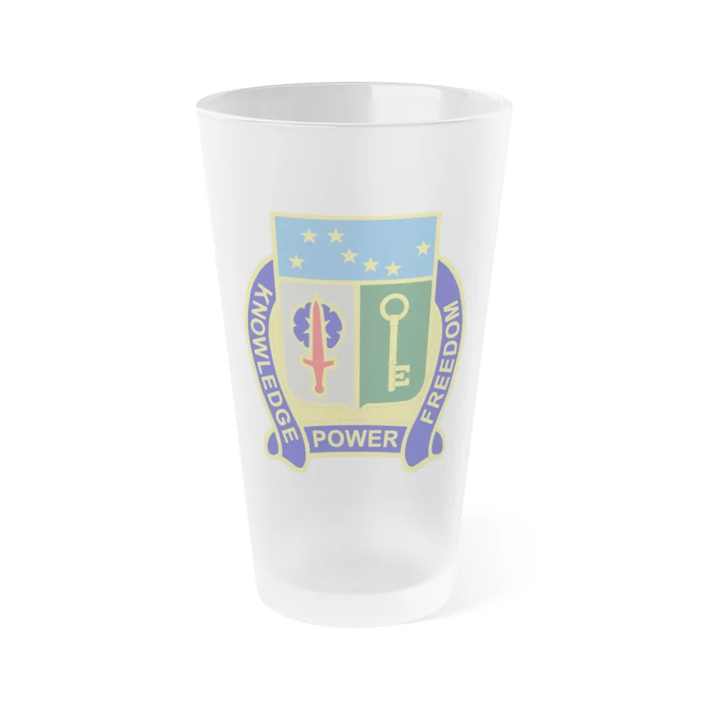 250 Military Intelligence Battalion (U.S. Army) Frosted Pint Glass 16oz-Go Mug Yourself