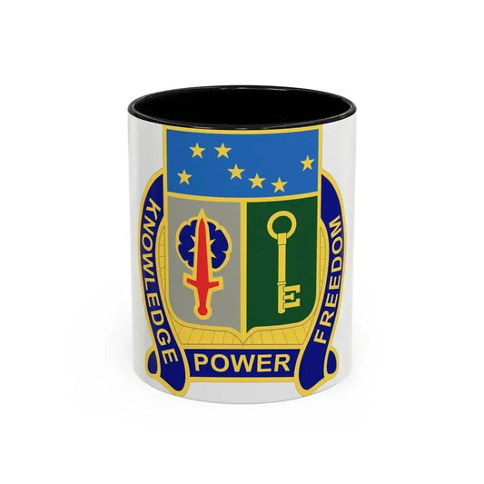 250 Military Intelligence Battalion (U.S. Army) Accent Coffee Mug 11oz Black - Go Mug Yourself