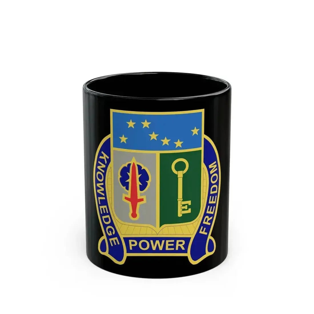 250 Military Intelligence Battalion (U.S. Army) Black Coffee Mug 11oz - Go Mug Yourself