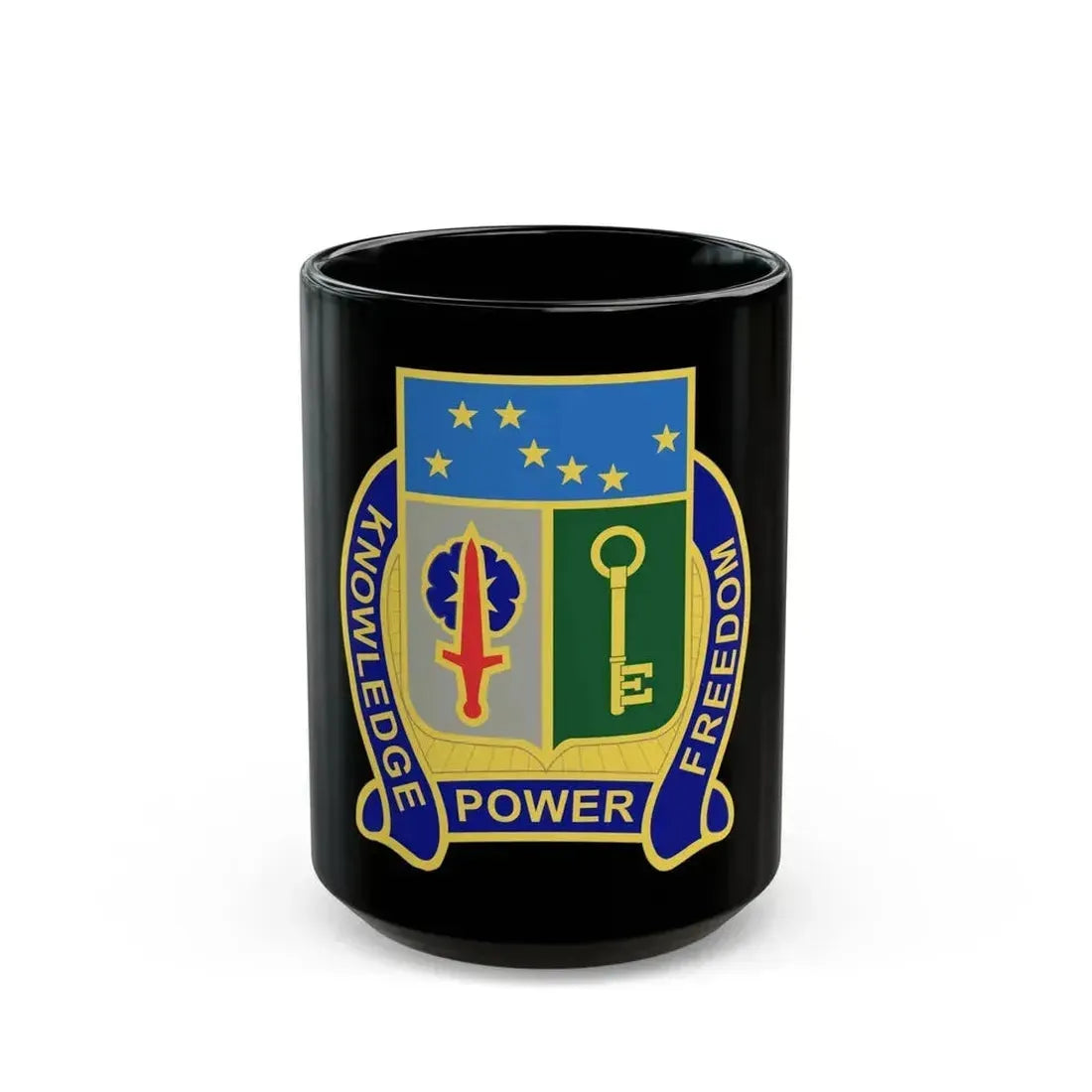 250 Military Intelligence Battalion (U.S. Army) Black Coffee Mug 15oz - Go Mug Yourself