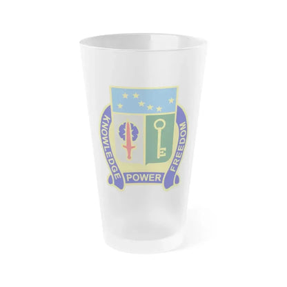 250 Military Intelligence Battalion (U.S. Army) Frosted Pint Glass 16oz Default Title - Go Mug Yourself