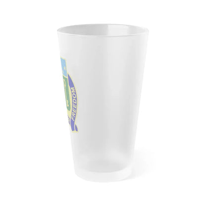 250 Military Intelligence Battalion (U.S. Army) Frosted Pint Glass 16oz - Go Mug Yourself