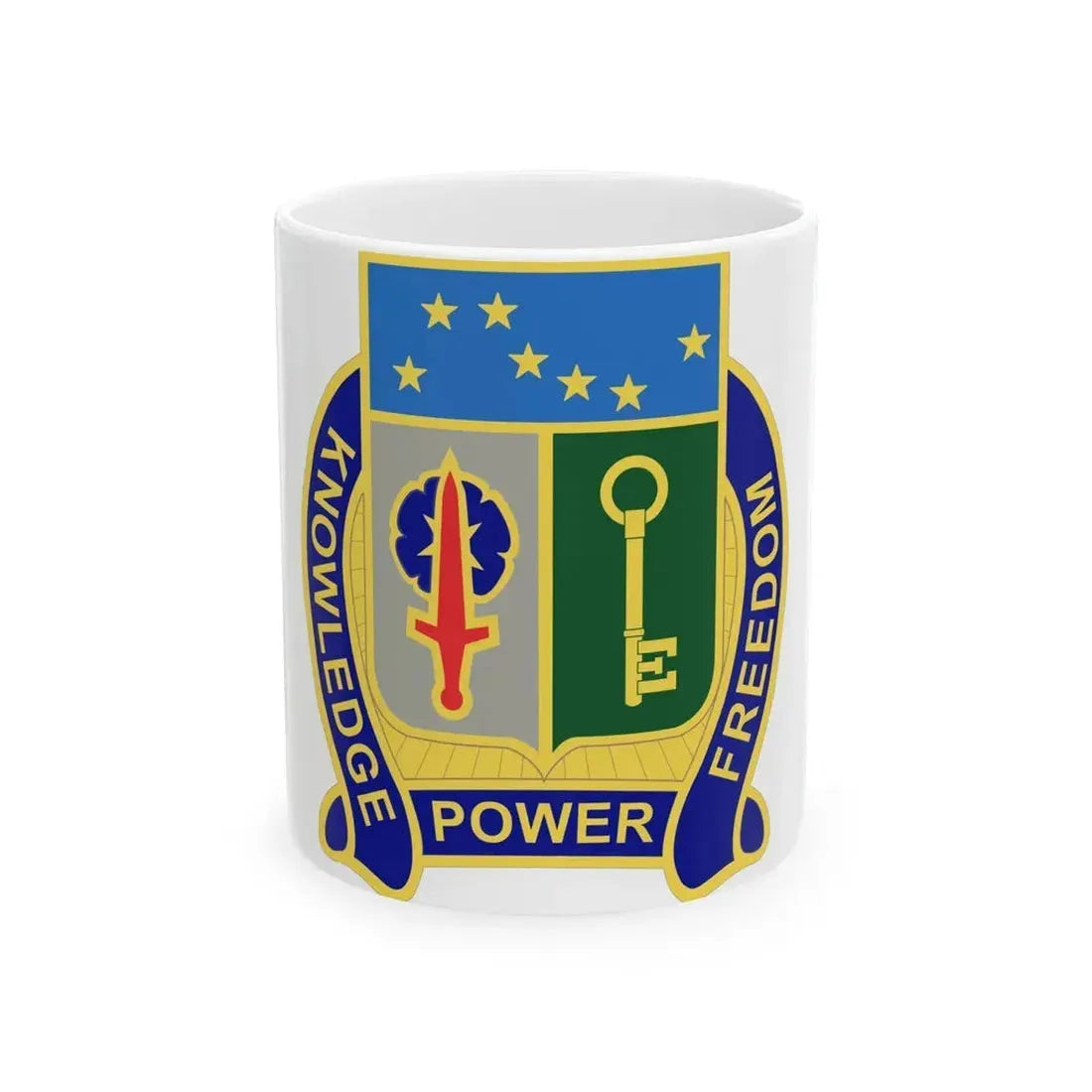 250 Military Intelligence Battalion (U.S. Army) White Coffee Mug 11oz - Go Mug Yourself