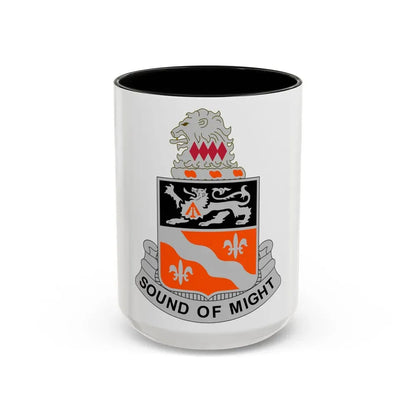 250 Signal Battalion (U.S. Army) Accent Coffee Mug 15oz Black - Go Mug Yourself