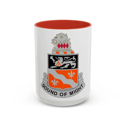 250 Signal Battalion (U.S. Army) Accent Coffee Mug 15oz Red - Go Mug Yourself