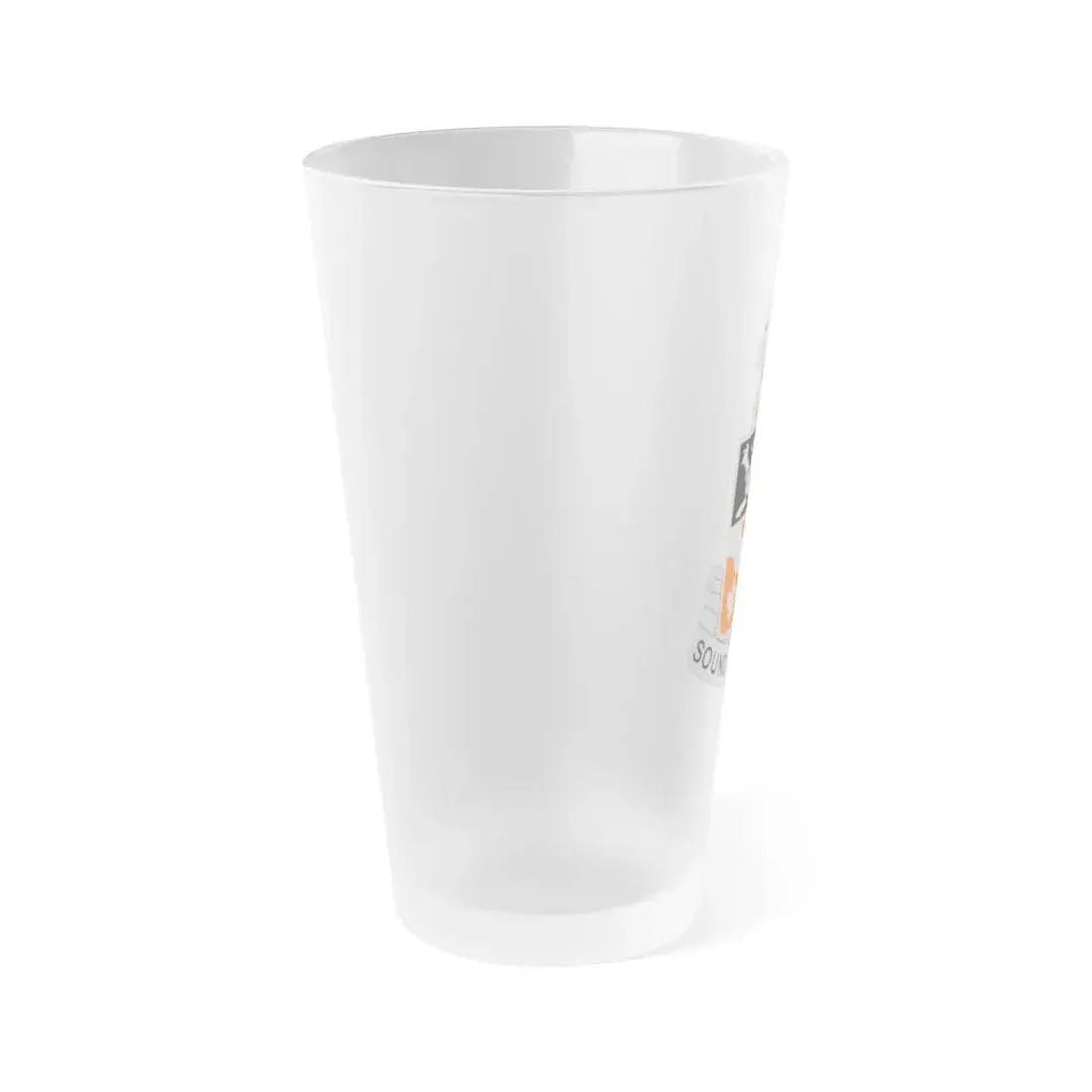 250 Signal Battalion (U.S. Army) Frosted Pint Glass 16oz - Go Mug Yourself