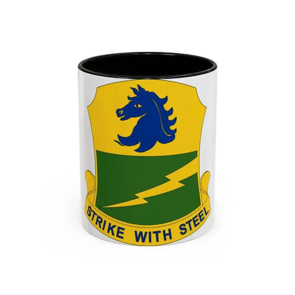 250 Tank Battalion (U.S. Army) Accent Coffee Mug 11oz Black - Go Mug Yourself