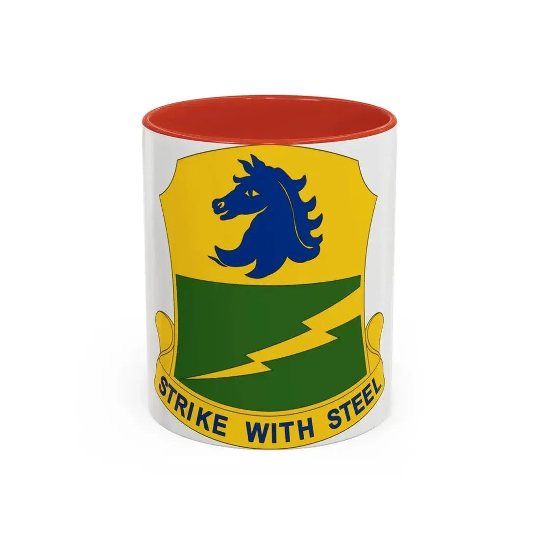 250 Tank Battalion (U.S. Army) Accent Coffee Mug 11oz Red - Go Mug Yourself