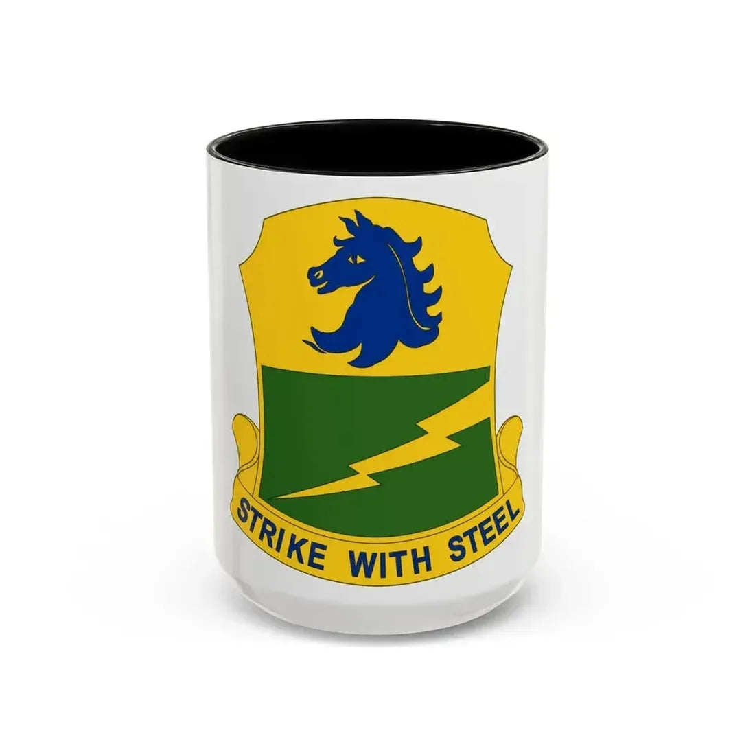 250 Tank Battalion (U.S. Army) Accent Coffee Mug 15oz Black - Go Mug Yourself