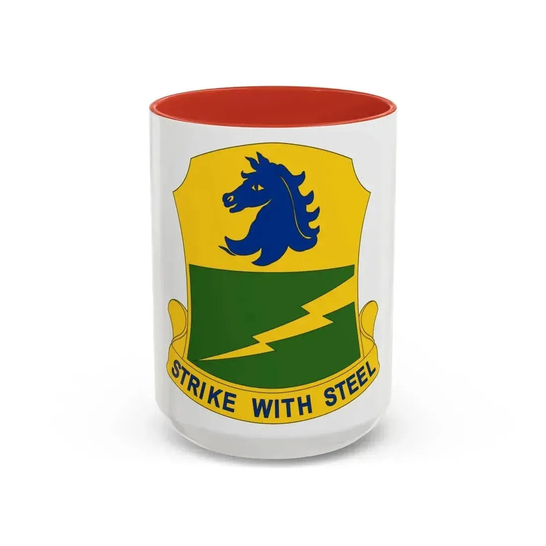 250 Tank Battalion (U.S. Army) Accent Coffee Mug 15oz Red - Go Mug Yourself