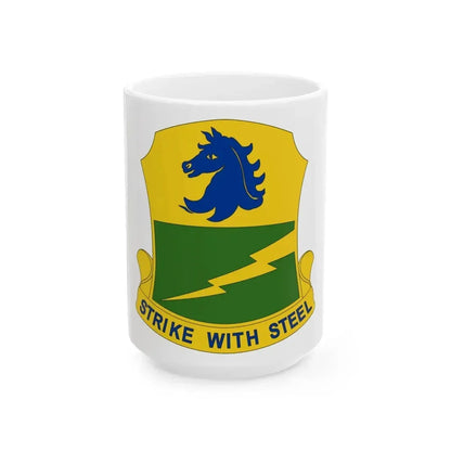 250 Tank Battalion (U.S. Army) White Coffee Mug 15oz - Go Mug Yourself