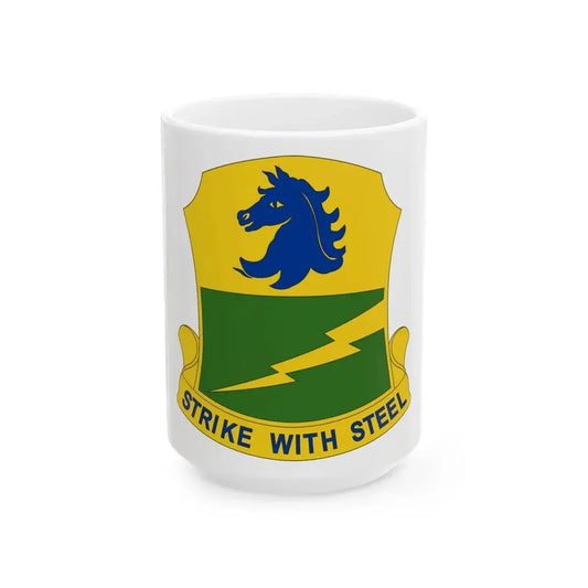 250 Tank Battalion (U.S. Army) White Coffee Mug 15oz - Go Mug Yourself