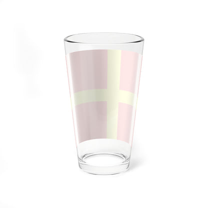 Flag of Skane (Sweden) Pint Glass 16oz