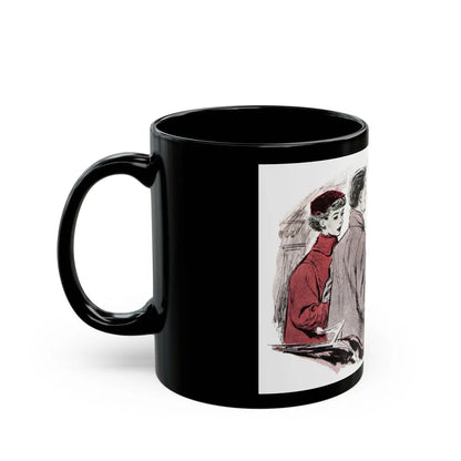 Call it Even, Collier's, March 15, 1952 - Black Coffee Mug-Go Mug Yourself