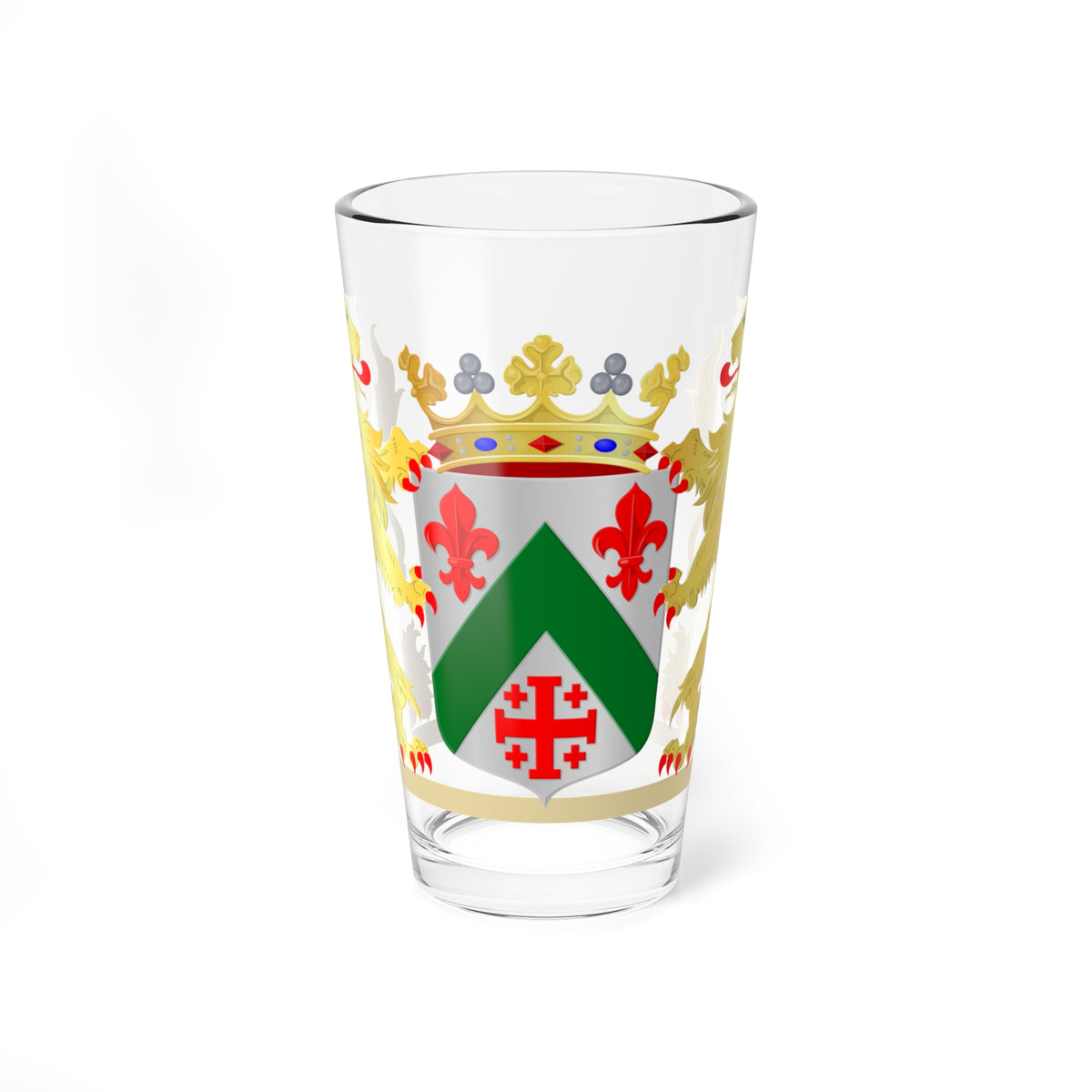 Zundert wapen (Netherlands) (Coat of Arms) Pint Glass 16oz