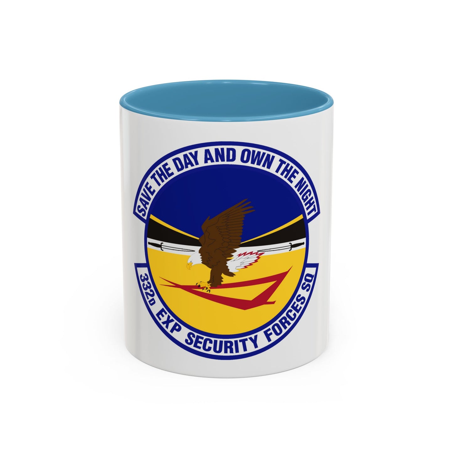 332d Expeditionary Security Forces Squadron (U.S. Air Force) Accent Coffee Mug