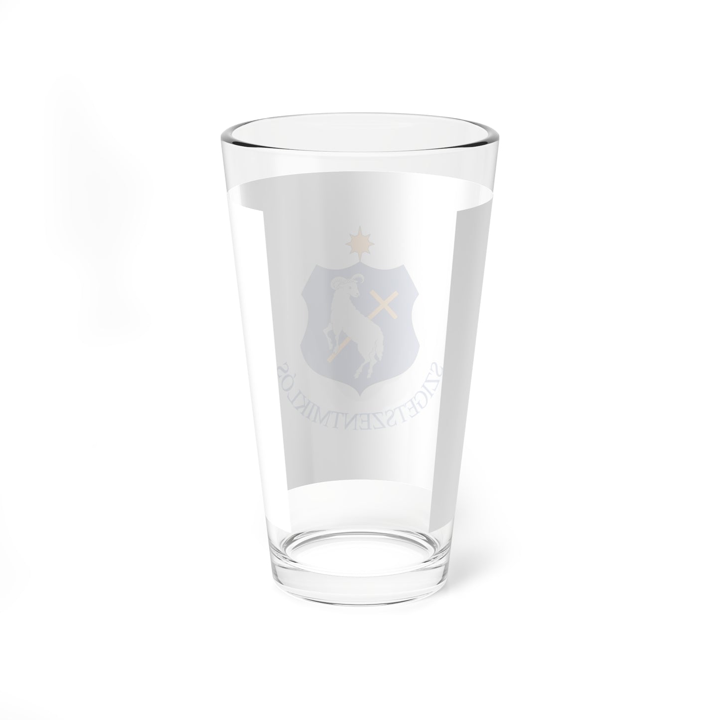 Flag of Szigetszentmiklos variant (Hungary) Pint Glass 16oz
