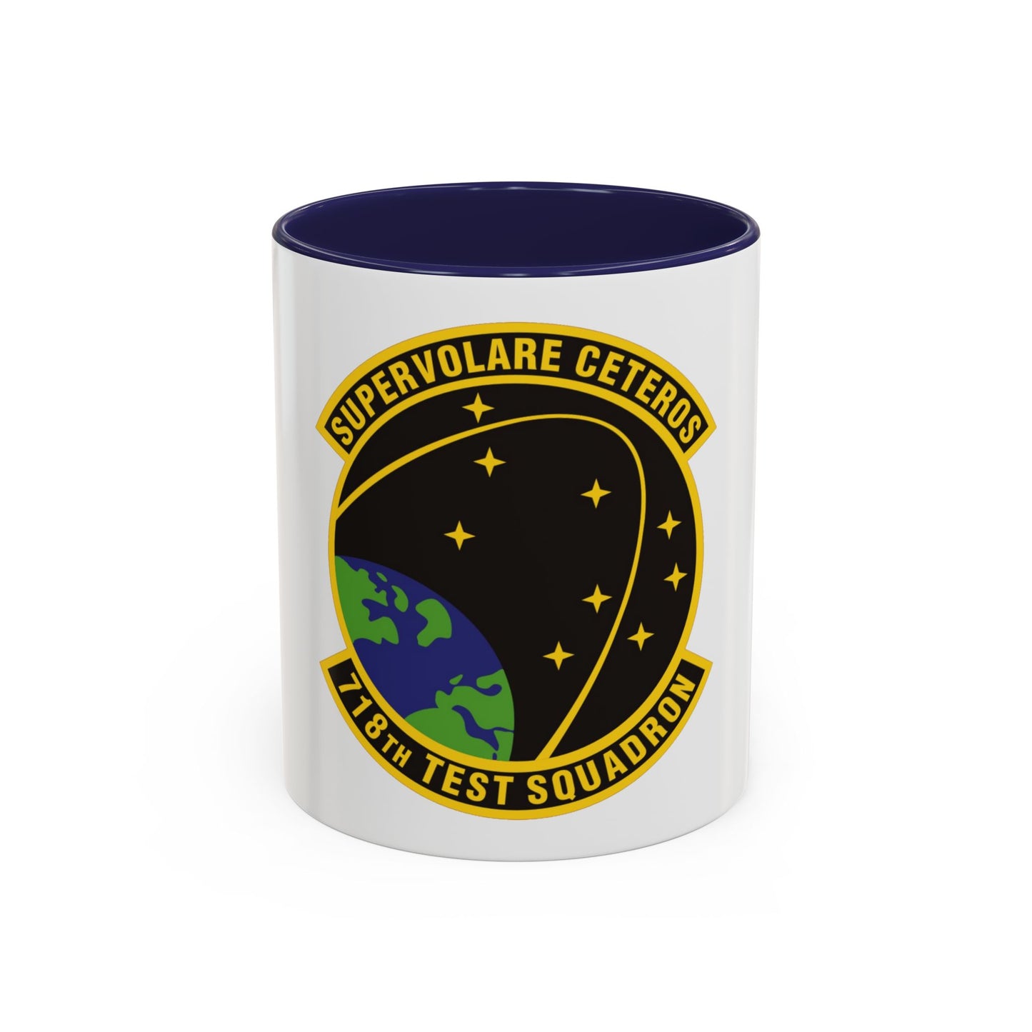 718th Test Squadron (U.S. Air Force) Accent Coffee Mug