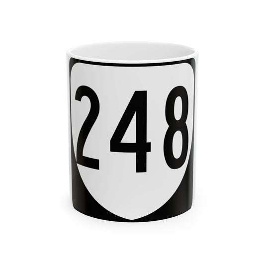 Virginia 248 1980 (Virginia) (Road Sign) White Coffee Mug