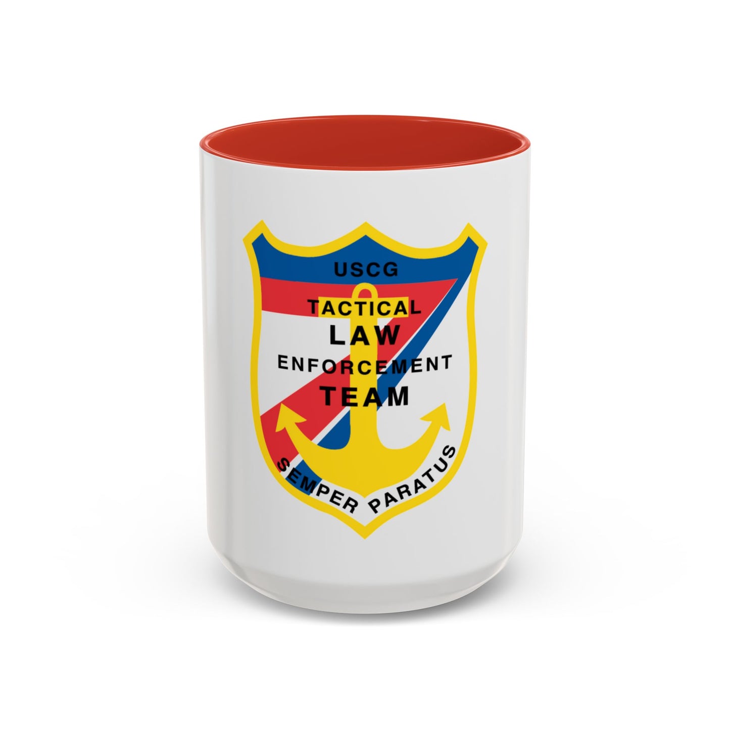USCG Tactical Law Enforcement Team District 7 (U.S. Coast Guard) Accent Coffee Mug