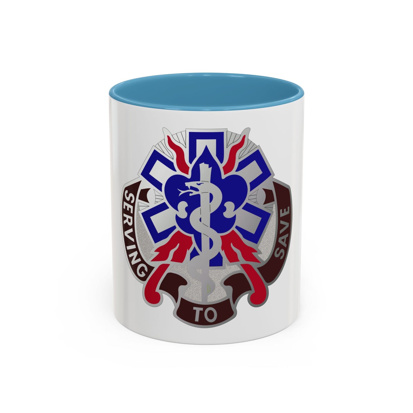 350 Surgical Hospital (U.S. Army) Accent Coffee Mug