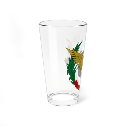 Seal of Peruvian Ministry of Defense (Peru) (Coat of Arms) Pint Glass 16oz