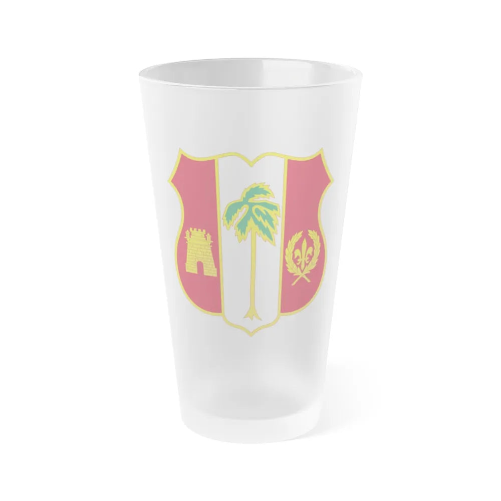 250th Air Defense Artillery Regiment (U.S. Army) Frosted Pint Glass 16oz-Go Mug Yourself