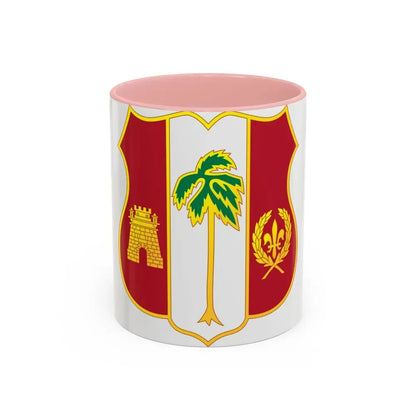 250th Air Defense Artillery Regiment (U.S. Army) Accent Coffee Mug 11oz Pink - Go Mug Yourself
