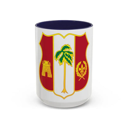 250th Air Defense Artillery Regiment (U.S. Army) Accent Coffee Mug 15oz Navy - Go Mug Yourself