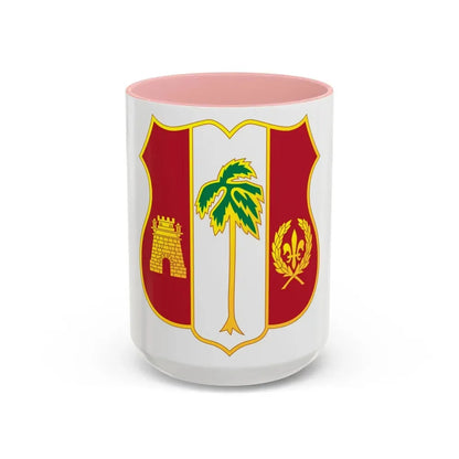 250th Air Defense Artillery Regiment (U.S. Army) Accent Coffee Mug 15oz Pink - Go Mug Yourself