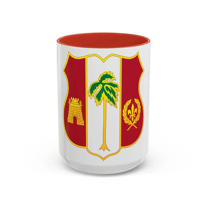 250th Air Defense Artillery Regiment (U.S. Army) Accent Coffee Mug 15oz Red - Go Mug Yourself