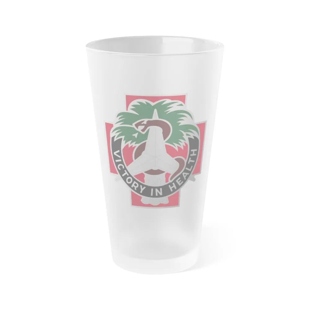 251 Evacuation Hospital (U.S. Army) Frosted Pint Glass 16oz-Go Mug Yourself