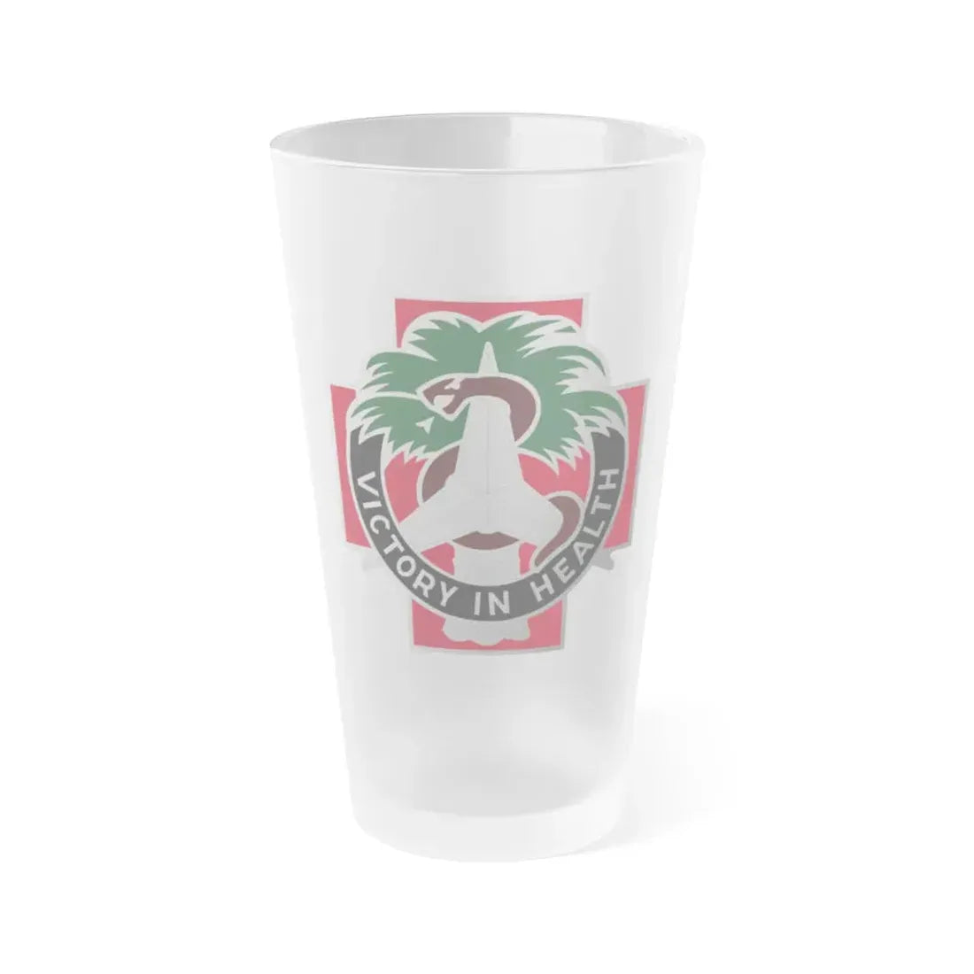 251 Evacuation Hospital (U.S. Army) Frosted Pint Glass 16oz Default Title - Go Mug Yourself
