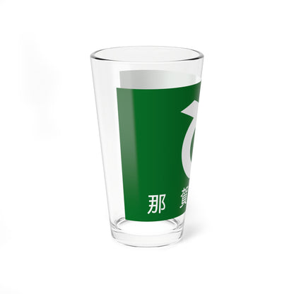 Flag of Nakagawa Tokushima 1968-2006 (Japan) Pint Glass 16oz